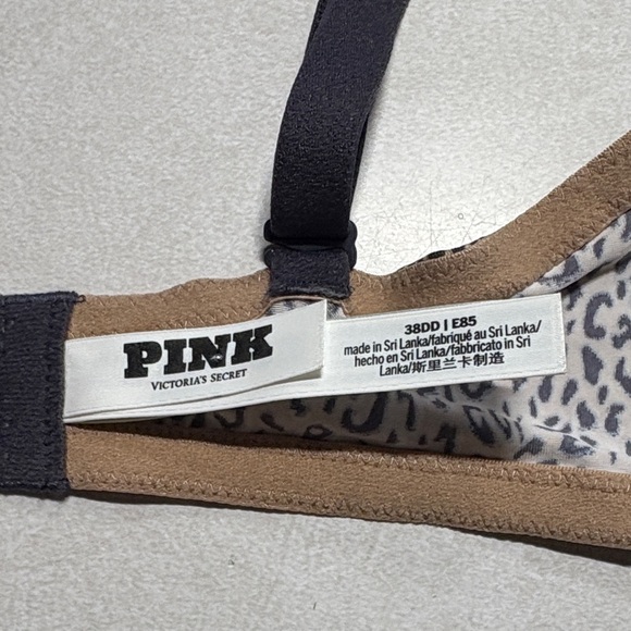 VS Pink Chic Leopard Print Bra - Picture 3 of 4